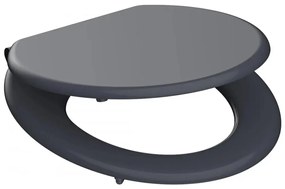Schütte 80104 - SPIRIT antracit WC-ülőke, SoftClose, MDF fa 80104
