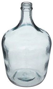 Üveg váza 30 cm, világos kék átlátszó üveg - TOSCANE