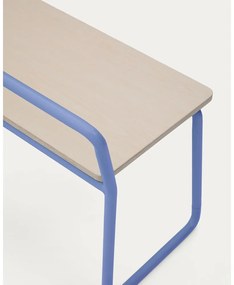 Kék-natúr színű pad Tinn – Kave Home