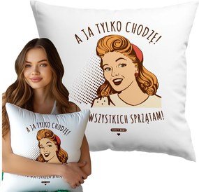 Párna Vicces Ajándék Anyukának Anyák Napja Fehér Fekete Párna