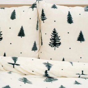 4Home Serene Forest mikroflanel ágynemű, 140 x 220 cm, 70 x 90 cm