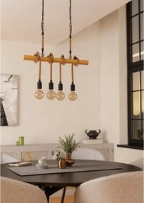 Eglo 43318 - Láncos csillár YOUNGSTOWN 4xE27/40W/230V