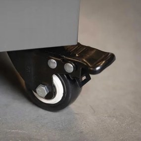 Planika Faro GAS - Kültéri gáz kandalló 142x36 cm 8kW szürke + védőborítás