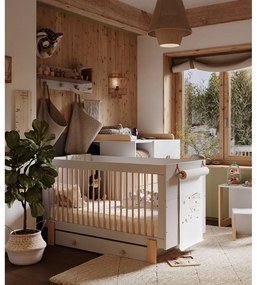 Világosszürke pelenkázó feltét Cube - Pinio