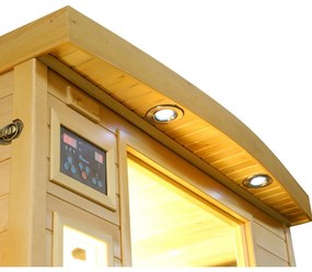 Sauna DeLuxe 2220 CB / CR, világosbarna
