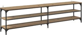 vidaXL TV szekrény Artisan tölgy 200 x 30 x 50 cm Műszaki fa és vas
