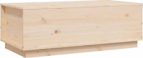 vidaXL tömör fenyőfa dohányzóasztal 100x50x35 cm