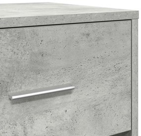 2 db betonszürke éjjeliszekrény fiókkal 40x34x50 cm