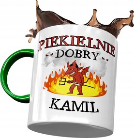 Zöld Bögre Kamilla Férj Kolléga Ajándék Nyomtatott Fotóval