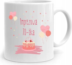 Bögre Tökéletes Ajándék Születésnapra 70 70-es 70-es évek fotónyomtatással