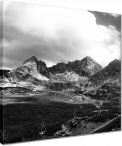 Vászonkép 40x40 Tátra Lengyel hegyek Kilátás