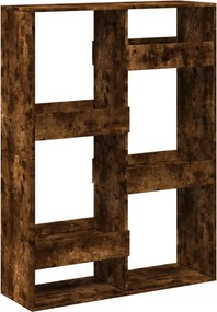 vidaXL füstös tölgy színű szerelt fa könyvespolc 100 x 33 x 135 cm