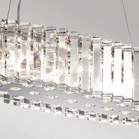 Kichler CRYSTAL SKYE KL-CRYSTAL-SKYE-ISLE Függőlámpa 8x3,5W/G9 320LM IP44