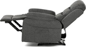 Dönthető fotel szürke, szövet anyag TV-4086 GREY2