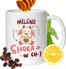 Bögre Milena Barátnőknek Ajándék Nyomtatott Fehér 330ml