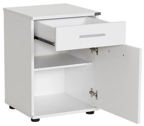 Éjjeliszekrény Sivadu 2 (fehér). 1094426