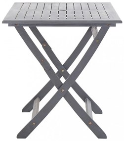 tömör akácfa összecsukható kerti asztal 120 x 70 x 75 cm