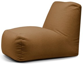 Barna buklé babzsákfotel Tube – SLOWDOWN