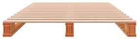viaszbarna tömör fenyőfa raklapágy 90 x 200 cm