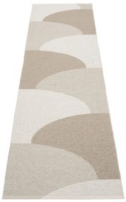 Bézs kültéri-beltéri futószőnyeg 70x270 cm Hill Dark Linen – Pappelina
