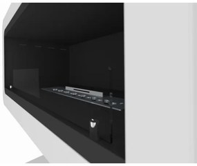 InFire - BIO kandalló 82,5x78 cm 3kW fehér