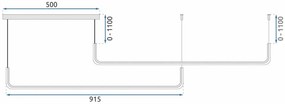MORETTI MO7863 STICK Modern Led Függesztett Lámpa LED IP20