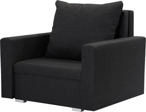 MONDI fotelágy Fekete