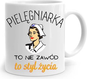 Ajándék Bögre Ápolónőnek Egy Életstílus, fényképes nyomtatással