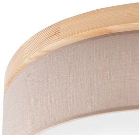 Brilagi - LED mennyezeti lámpa BELLADONNA 3xE27/15W/230V, 50 cm, bézs/fenyő