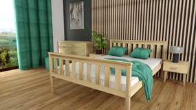 Ágy KALEA 90 x 200 cm, fenyő Ágyrács: Ágyrács nélkül, Matrac: Matrac nélkül