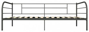 szürke fém kanapéágy-keret 90 x 200 cm