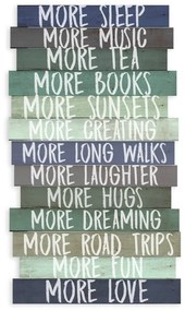 Falitábla 30x50 cm I Want More – Really Nice Things