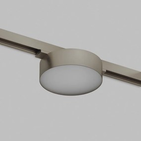 DK/EU-5762-DN Shine Track light, FLOW 3000 series, D95*H28, LED, 48V DC, 8W, RA≥90, 3000K, IP20, dark nickel color, aluminum — DK/EU-5762-DN