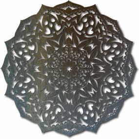 Fából készült mandala a falon - CIRCEL