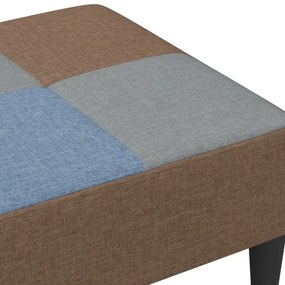 foltvarrott szövet lábzsámoly 77x55x31 cm