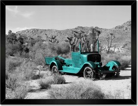 Poszterek keretben 40x30 Türkiz hajóroncs