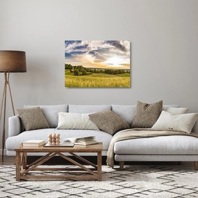 Tájkép (üvegen) (70x50 cm)