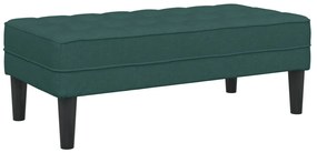 Pad Sötét Zöld 113x57x39 cm Szövet