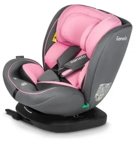 Lionelo BASTIAAN i-Size autósülés 40-150 cm szürke/rózsaszín