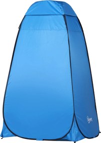 Outsunny Pop-up Zuhanytábor, Hordozható WC sátor Hordtáskával Mobil Öltöző WC sátor Privát WC Öltöző Pop-up Kemping Tengerparti Tároló Sátor | Aosom