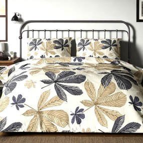 Pamut ágynemű Homa TORRY LEAFS 3 részes 140x200 cm