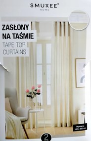 Készfüggöny szürke szalagos 2 db méret: 140 x 250 cm modell: 242/3