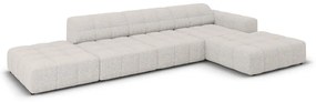 Világosszürke sarokkanapé (jobb oldali) Chicago – Cosmopolitan Design