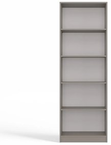 Faenza R60 polcos szekrény, könyvtartó, 60x182x30 cm, agyag színű