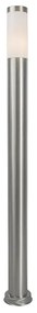 Modern kültéri lámpaoszlop acélból 110 cm IP44 - Rox