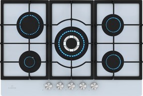 Klarstein Ignito 5 zónás gáz főzőlap, 5 Égő, elektr. gyújtás, Wok, cseppfolyósított vagy földgázhoz