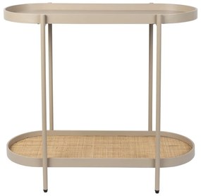 Bézs konzolasztal 39x85 cm Amaya – White Label