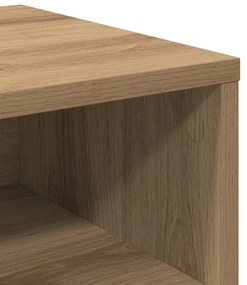 Éjjeliszekrény 2 pcs kézműves tölgy 40 x 40 x 30 cm Faanyag