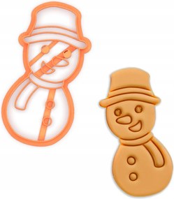 Prémium Mézeskalács Süteményforma Hóember Karácsony