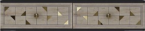 Moka 120 - Anthracite, Travertine, Gold